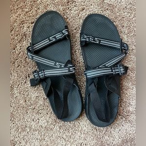Chaco Lowdown Sandal 11 Black/White